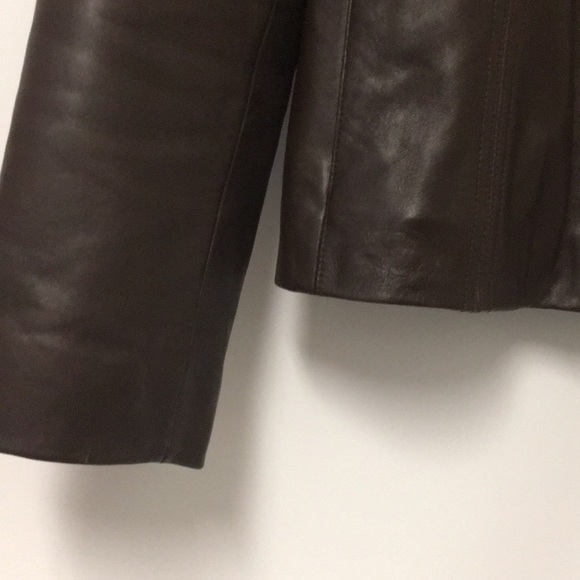 - Croft & Barrow lambskin leather brown - Picture 2 of 7